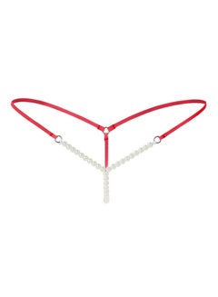 OUTAD Temptation Thongs Soft Underwear Panties Red  - Image 1