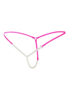 OUTAD Temptation Thongs Soft Underwear Panties Rose Red  - Image 2