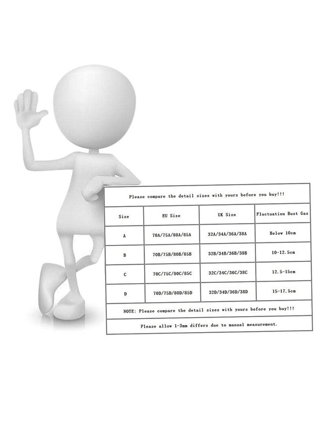 OUTAD Comfortable Strapless Invisible Bra Beige - Image 2