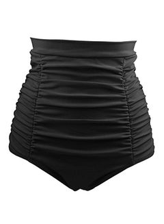 OUTAD High Waist Swimming Shorts Black  - Image 3