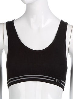 OUTAD Seamless Racerback Sports Bra Black  - Image 3