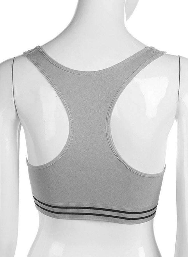 Seamless Racerback Sports Bra Grey - v1518979567/N13368762V_3