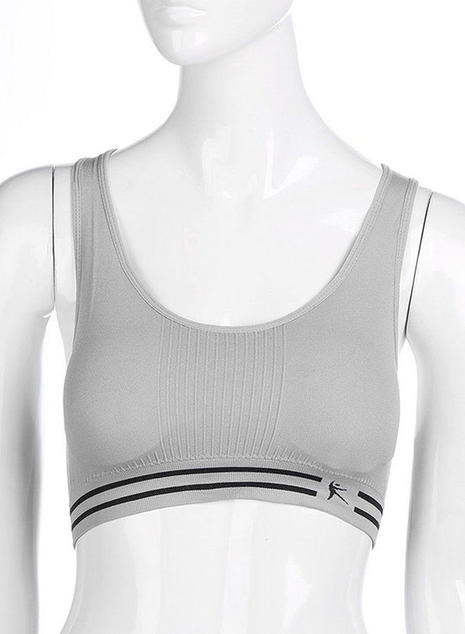 Seamless Racerback Sports Bra Grey - v1518979569/N13368762V_4