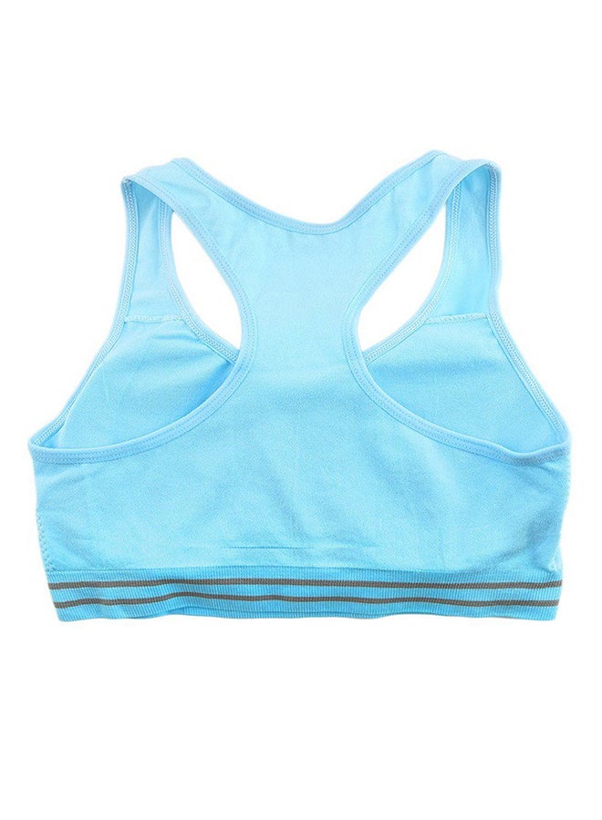 OUTAD Seamless Racerback Sports Bra Blue  - Image 2