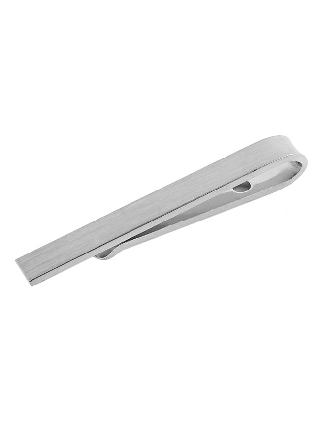 OUTAD Classic Shirt Tie Clip Silver - Image 1