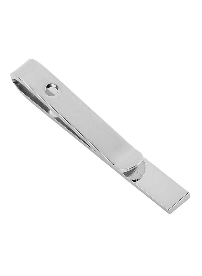 OUTAD Classic Shirt Tie Clip Silver - Image 4