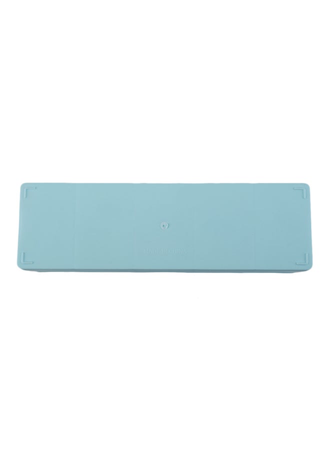 OUTAD - 5-Grid Multifunction Undergarments And Socks Storage Box Blue - Image 1