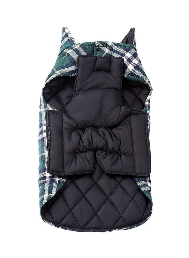 أوتاد جاكيت شتوي مضاد للماء يمكن ارتداؤه على الوجهين أخضر - Image 1