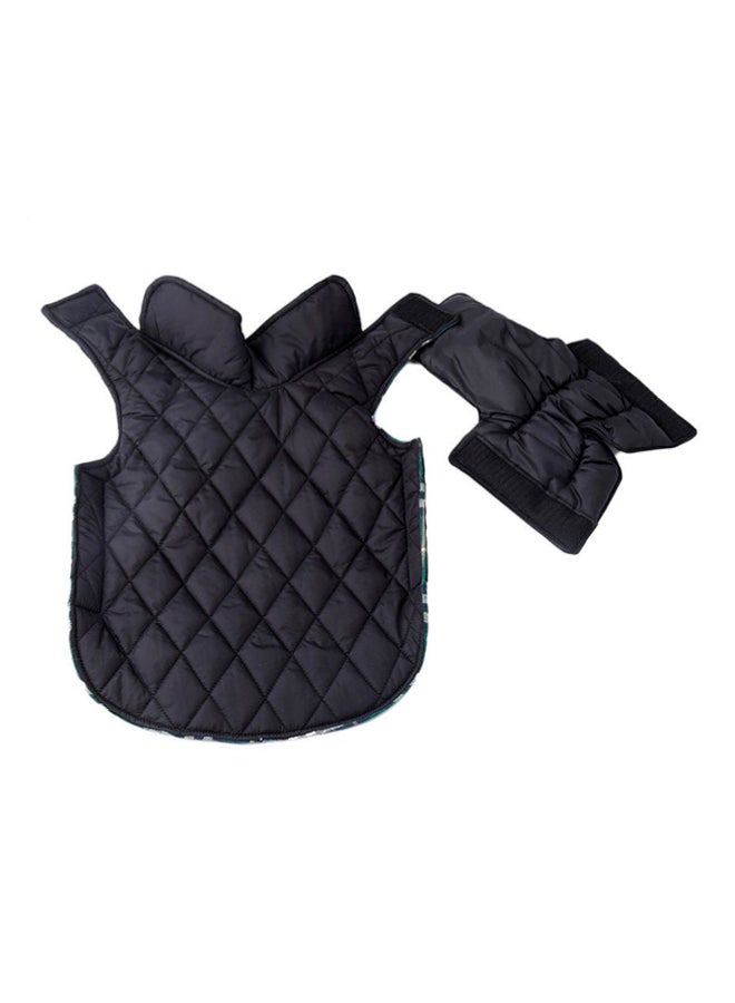 أوتاد جاكيت شتوي مضاد للماء يمكن ارتداؤه على الوجهين أخضر - Image 3