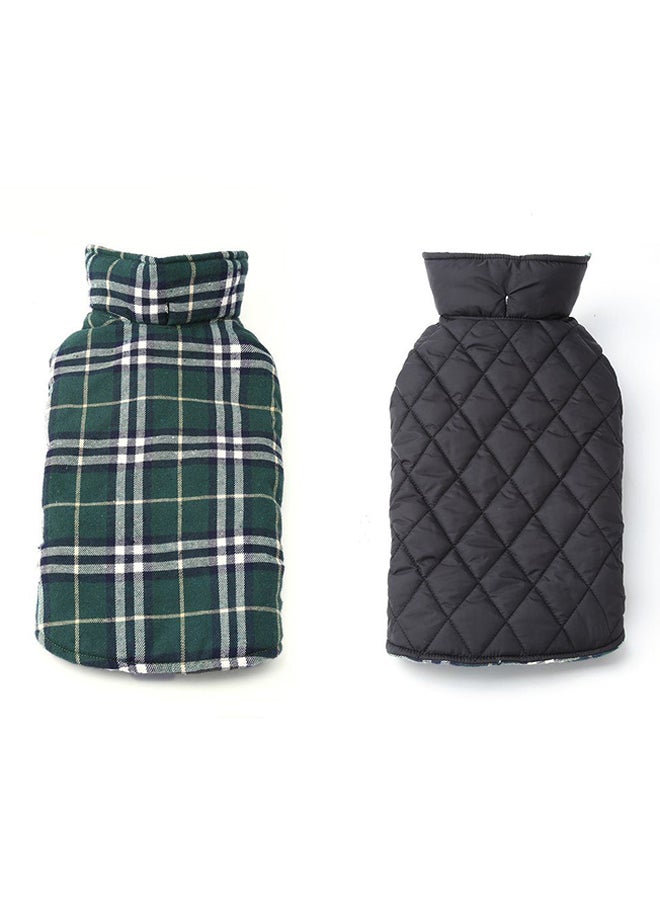 أوتاد جاكيت شتوي مضاد للماء يمكن ارتداؤه على الوجهين أخضر - Image 4