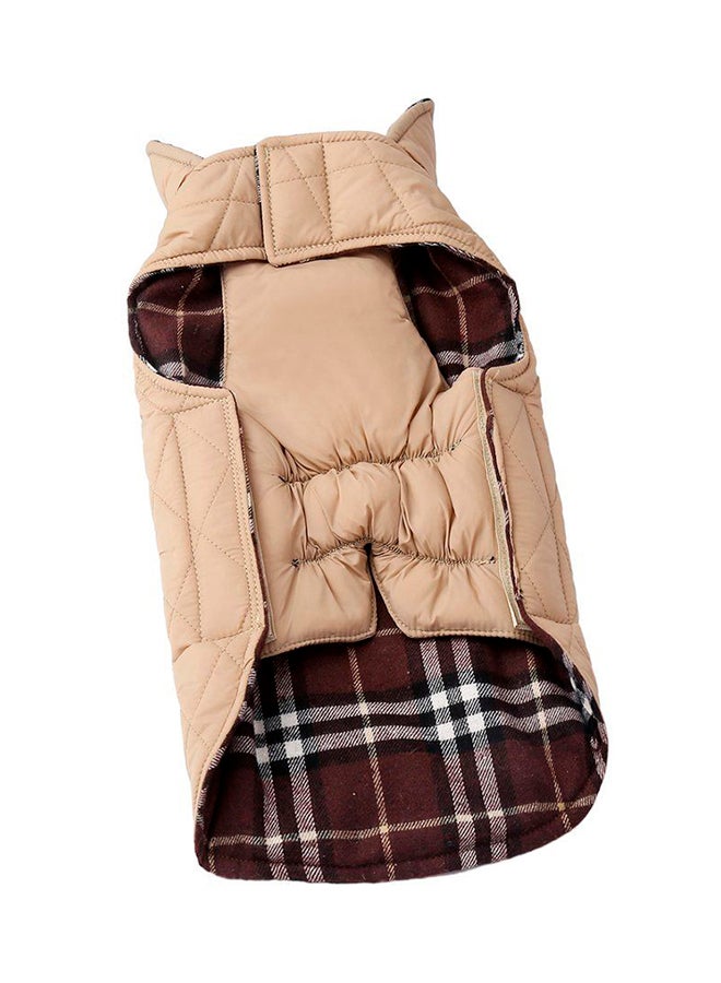 OUTAD Waterproof Reversible Winter Jacket Brown - Image 1