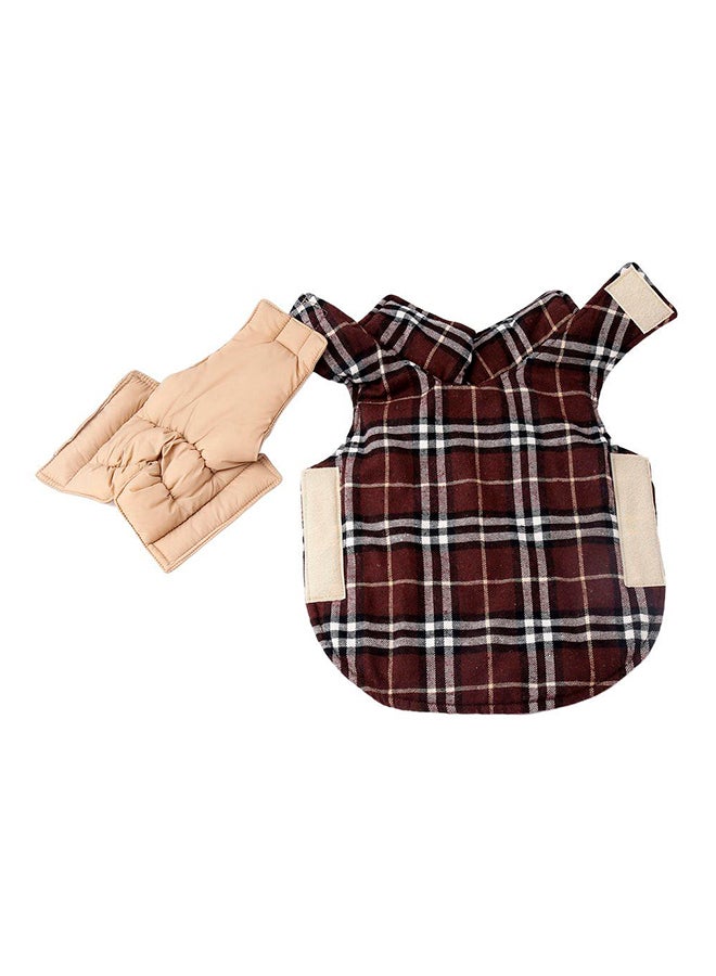 OUTAD Waterproof Reversible Winter Jacket Brown - Image 3