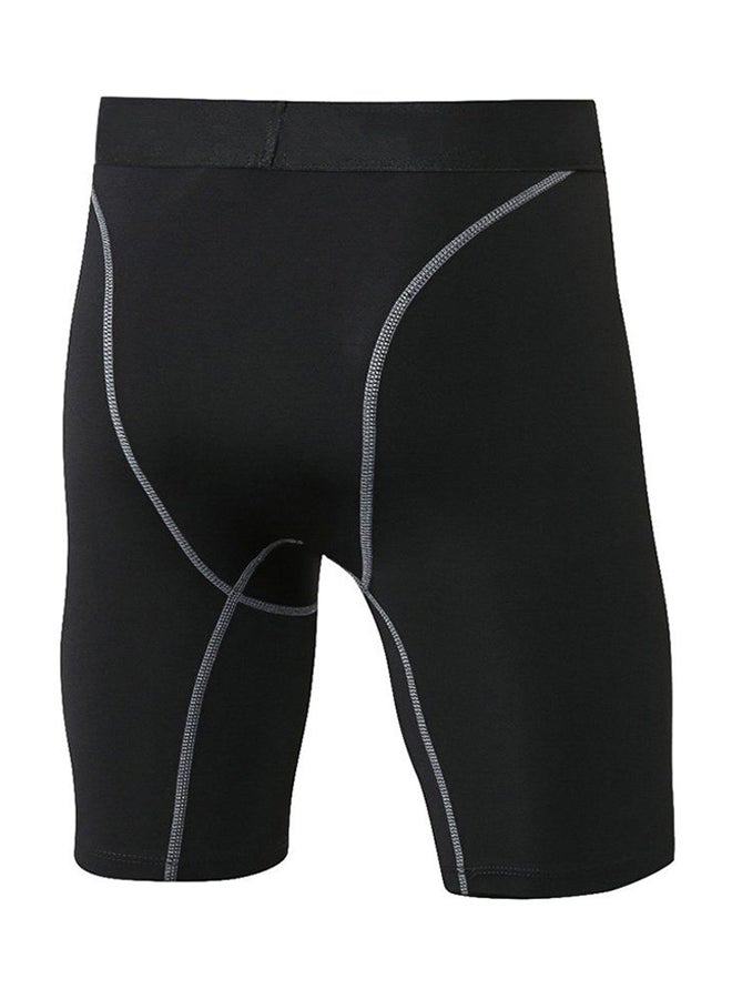 OUTAD Quick Drying Tight Compression Shorts Black - Image 2