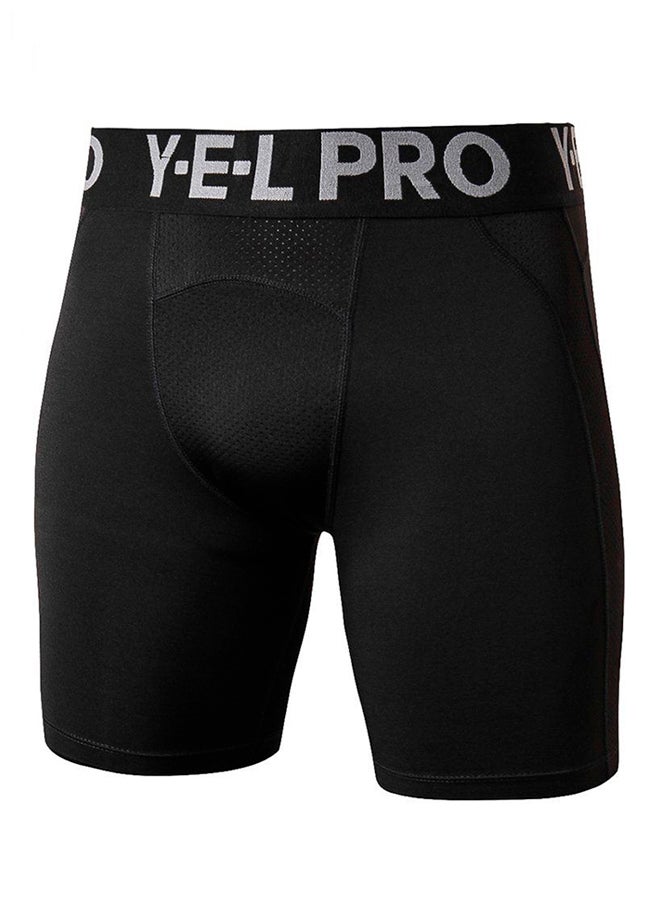 OUTAD - Quick Drying Tight Sports Shorts Black - Image 1