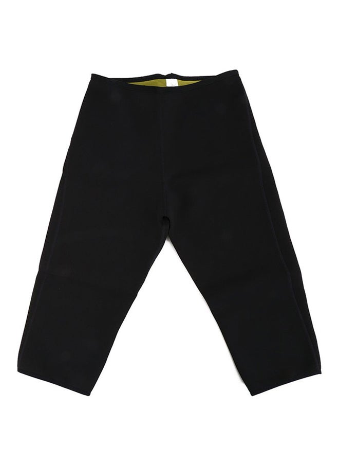 OUTAD Slimming Body Shapers Three-Quarters Pant Black/Green - Image 1