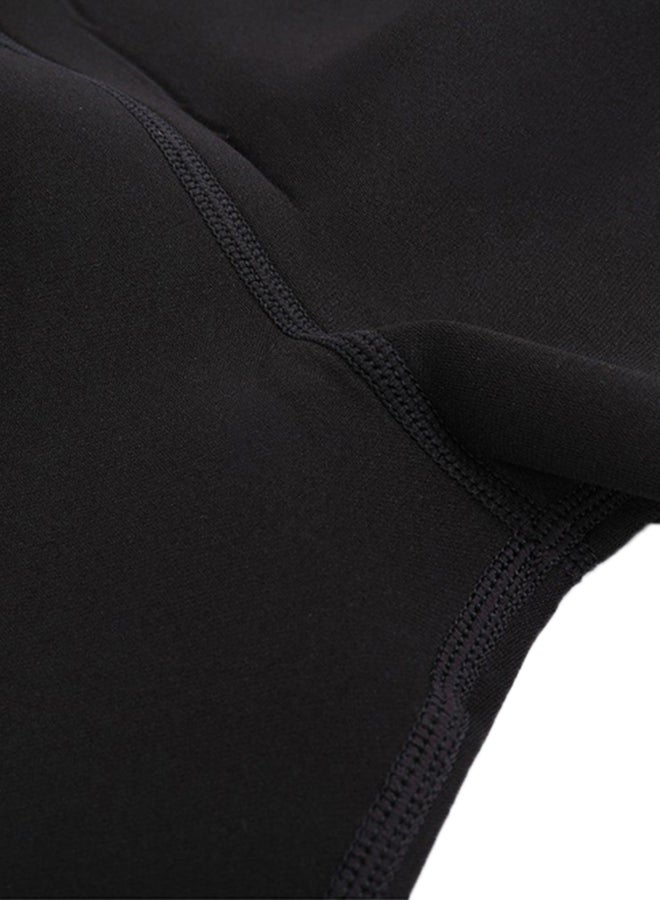 OUTAD Slimming Body Shapers Three-Quarters Pant Black/Green - Image 2