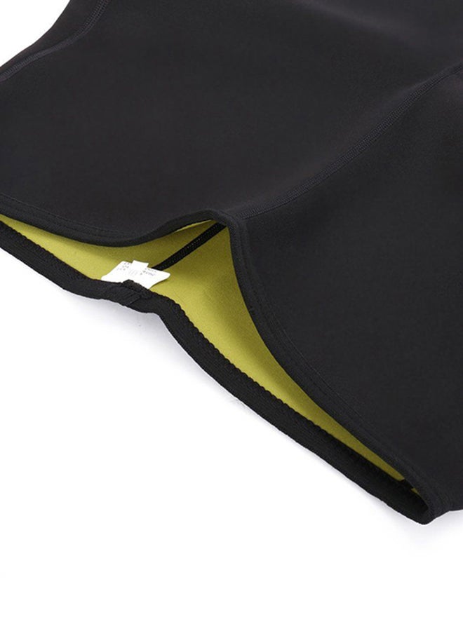 OUTAD Slimming Body Shapers Three-Quarters Pant Black/Green - Image 3