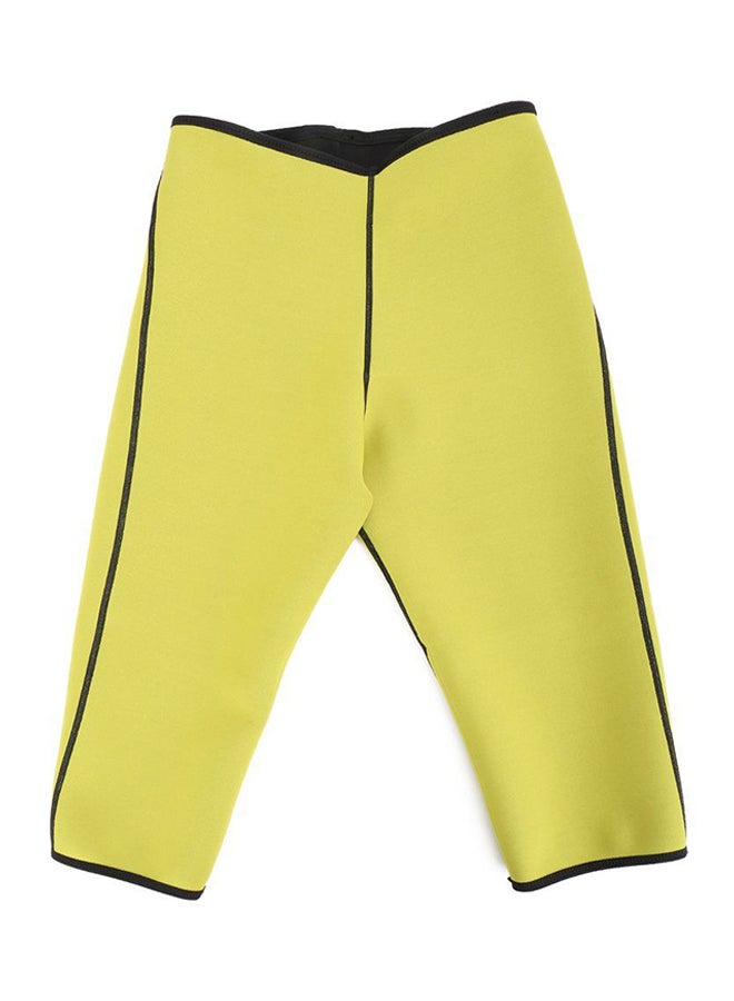 OUTAD Slimming Body Shapers Three-Quarters Pant Black/Green - Image 4