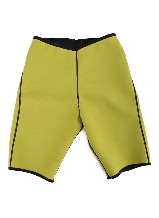 OUTAD Slimming Body Shapers Three-Quarters Pant Black/Green - Image 5