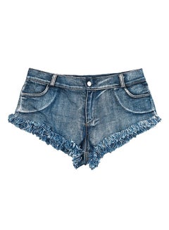 Meileiya Women Shorts Minipants Hot Pants Denim Shorts For Hot Summer Blue