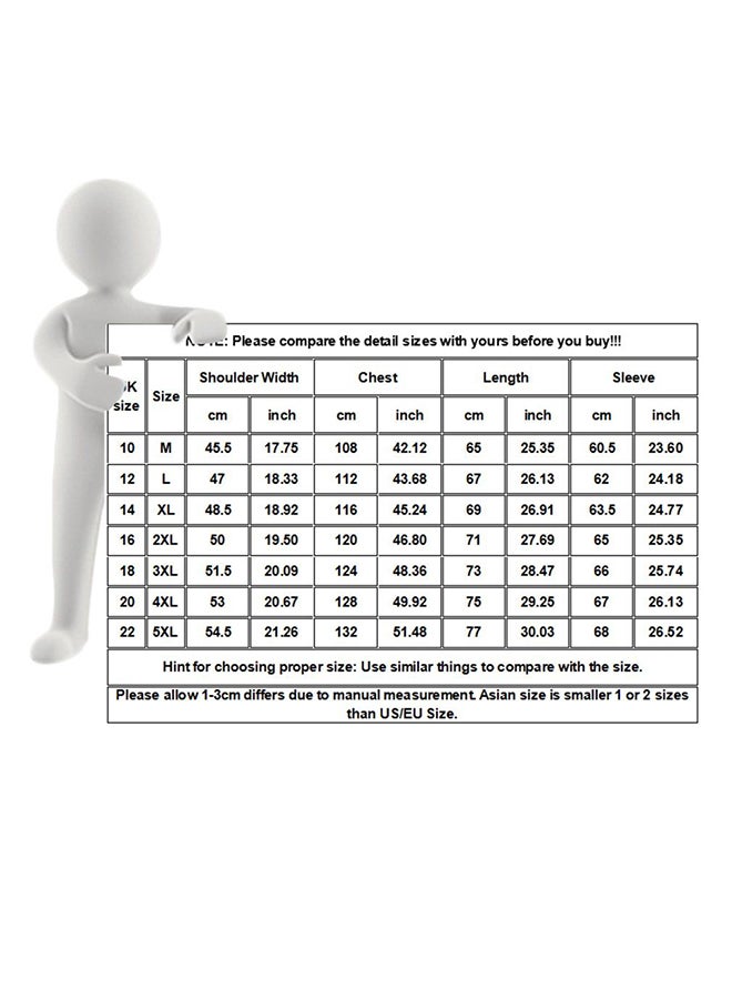 أوتاد جاكيت رياضي طويل الأكمام بقبة عالية أزرق - Image 4