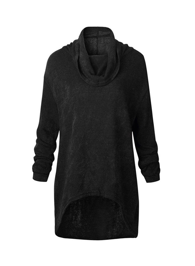 OUTAD Turtleneck Long Sleeve Pullover Black  - Image 1