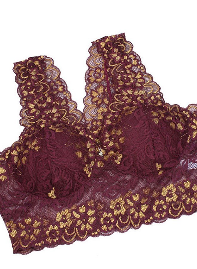 OUTAD - Vest Sweat-wick Sports Bra Wine Red - Image 1