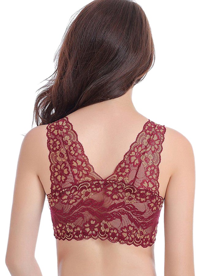 OUTAD - Vest Sweat-wick Sports Bra Wine Red - Image 1