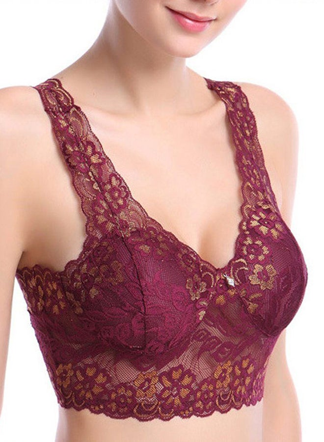 OUTAD - Vest Sweat-wick Sports Bra Wine Red - Image 1