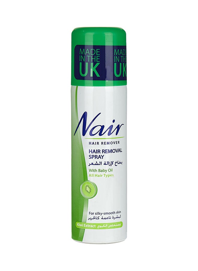 Nair Kiwi Extract Hair Removal Spray With Baby Oil  - Image 1
