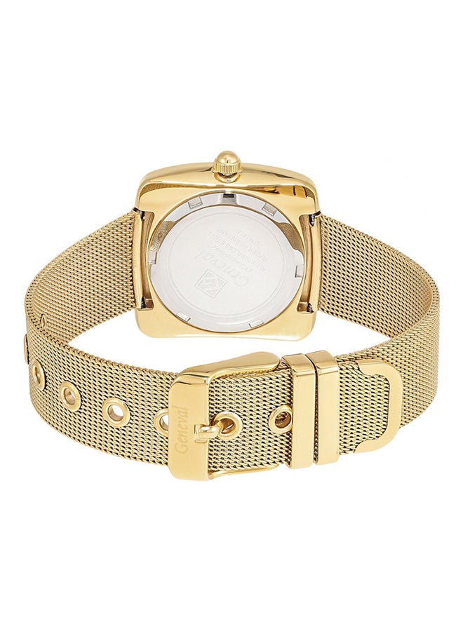 Geneval of Switzerland Women's Mesh Analog Watch GM1616GG  - Image 2