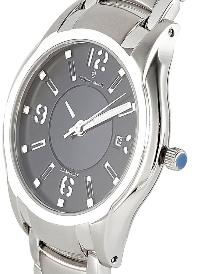 Philippe Moraly of Switzerland Men's Stainless Steel Analog Watch M1322WB - Image 3