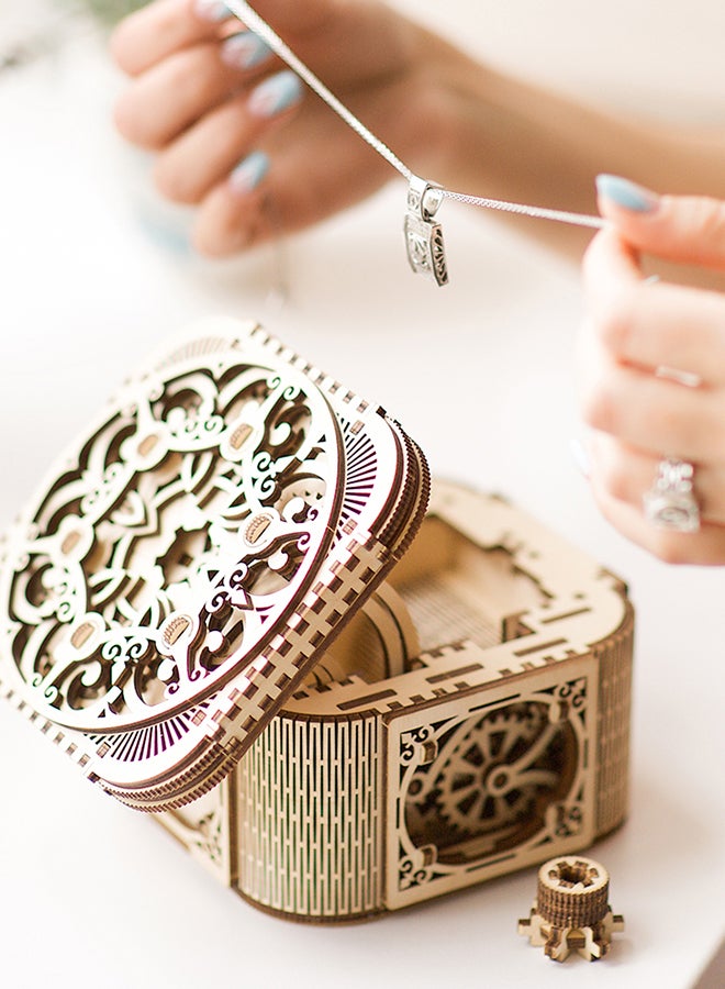 UGEARS - Wooden Treasure Box Puzzle Set - Image 1