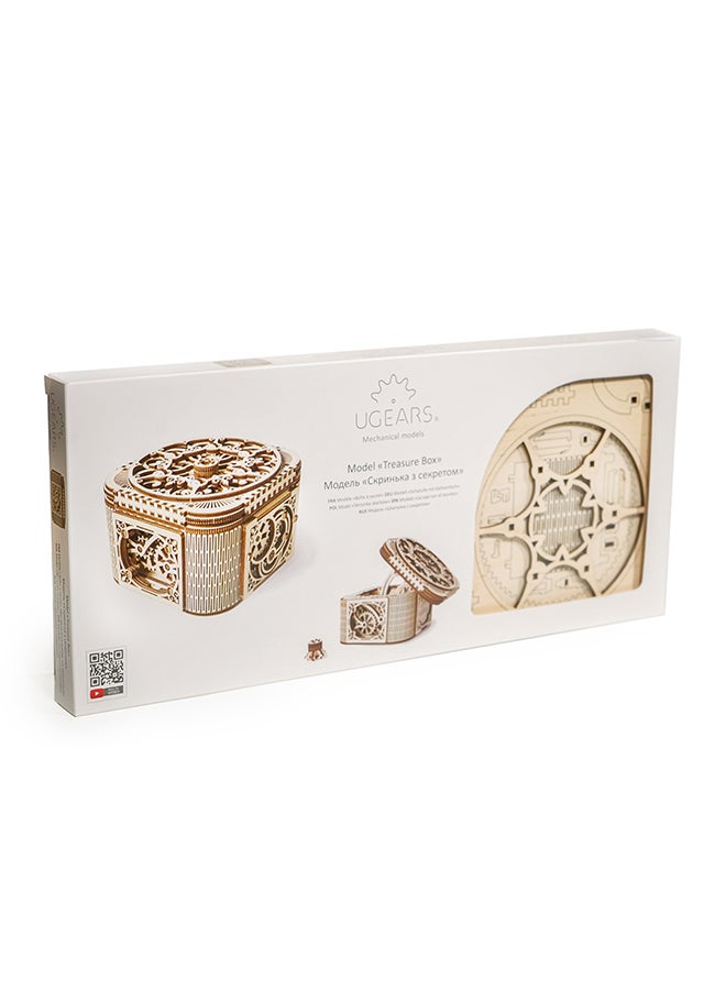 UGEARS - Wooden Treasure Box Puzzle Set - Image 1