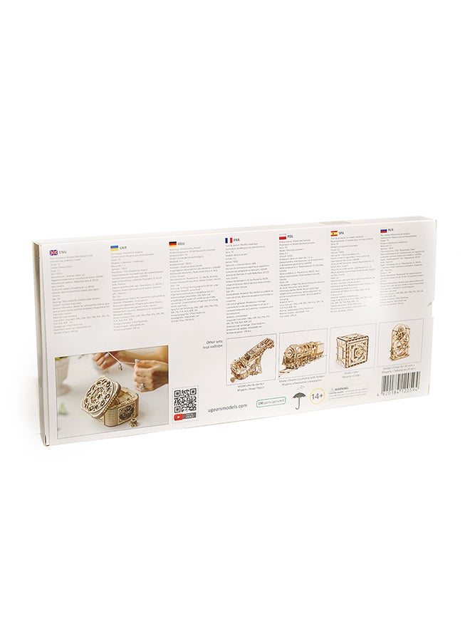 UGEARS - Wooden Treasure Box Puzzle Set - Image 1
