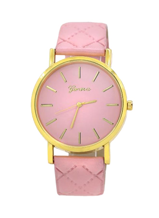 بلولانز ساعة يد بعقارب وسوار من الجلد طراز 640208