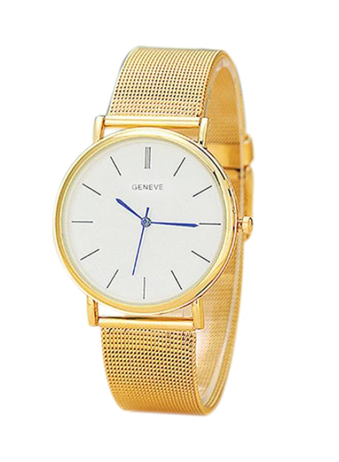 بلولانز ساعة يد بعقارب وسوار من الاستانلس ستيل طراز 878775 للنساء