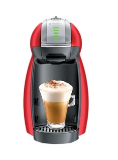 نسكافيه ماكينة صنع قهوة دولتشي جاستو جينيو 2 0.65 L 1500.0 W Genio 2 Red أحمر وأسود  - Image 1