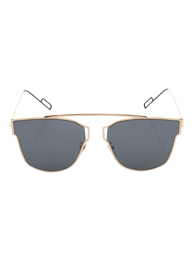 Metal Frame Reflective Coating Mirror Flat Panel Lens Sunglasses - Image 2