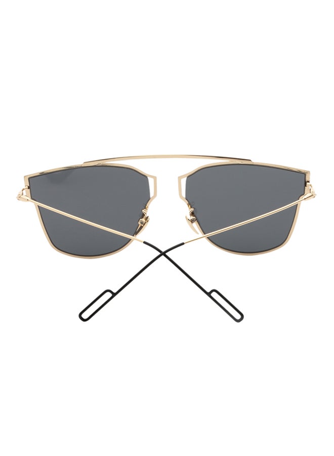 Metal Frame Reflective Coating Mirror Flat Panel Lens Sunglasses - Image 3