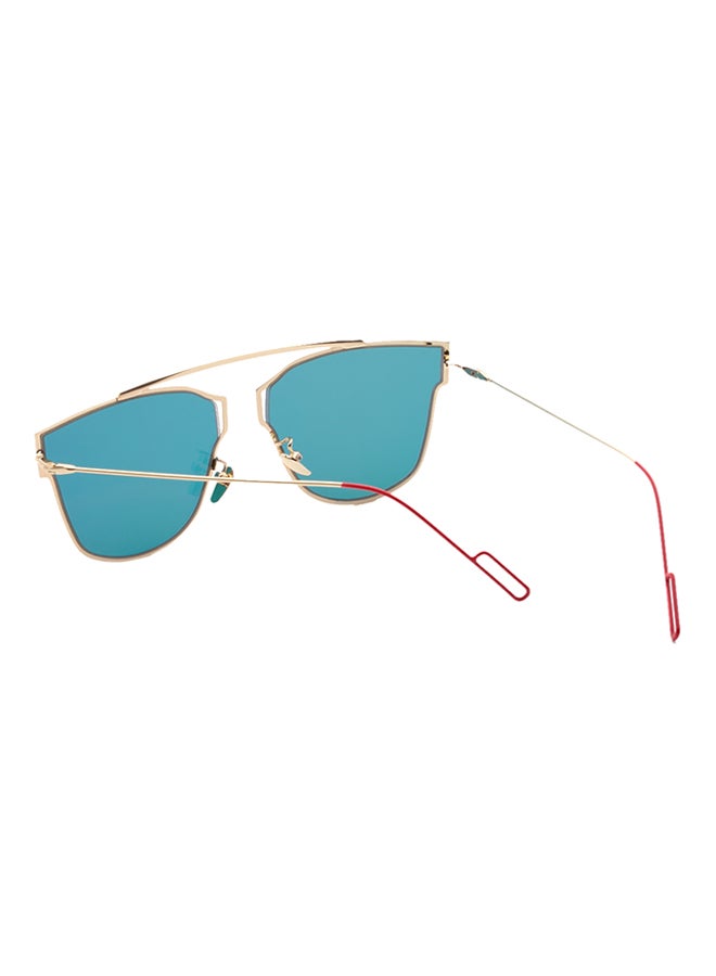 Generic Metal Frame Reflective Coating Mirror Flat Panel Lens Sunglasses  - Image 2
