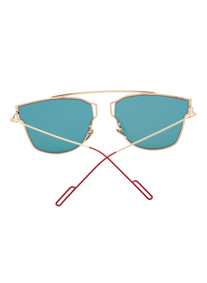 Generic Metal Frame Reflective Coating Mirror Flat Panel Lens Sunglasses  - Image 4
