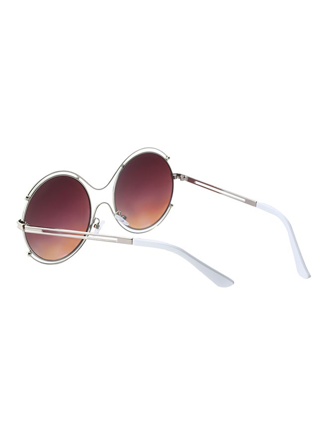 Women's Full Rim Round Frame Sunglasses - Image 3