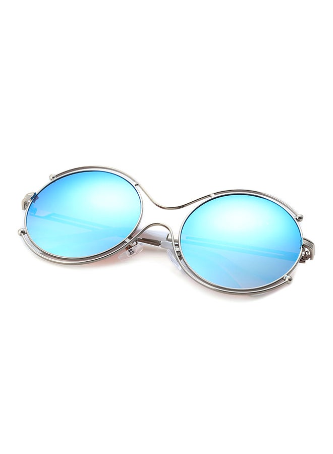 Women's Full Rim Round Frame Sunglasses - Image 4
