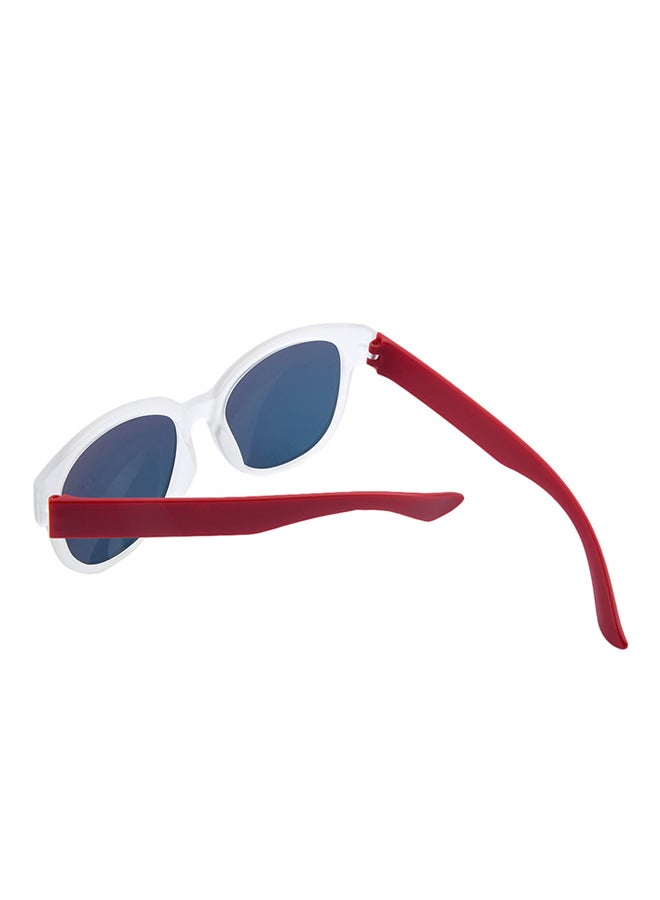 Men's Full Rim Oval Frame Sunglasses - Lens Size: 54 mm - Image 3