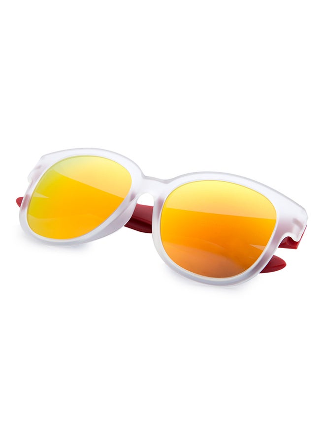 Men's Full Rim Oval Frame Sunglasses - Lens Size: 54 mm - Image 4