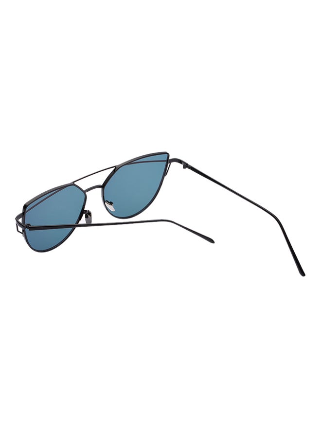 Women's Twin-Beams Coating Mirrored Cat Eye Sunglasses - Lens Size: 51 mm - Image 3