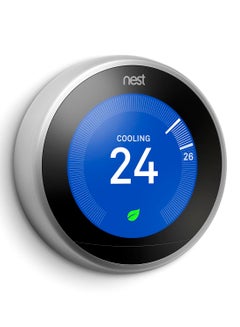 Nest Learning Thermostat Black/Silver  - Image 2