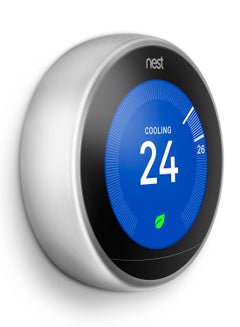 Nest Learning Thermostat Black/Silver  - Image 3