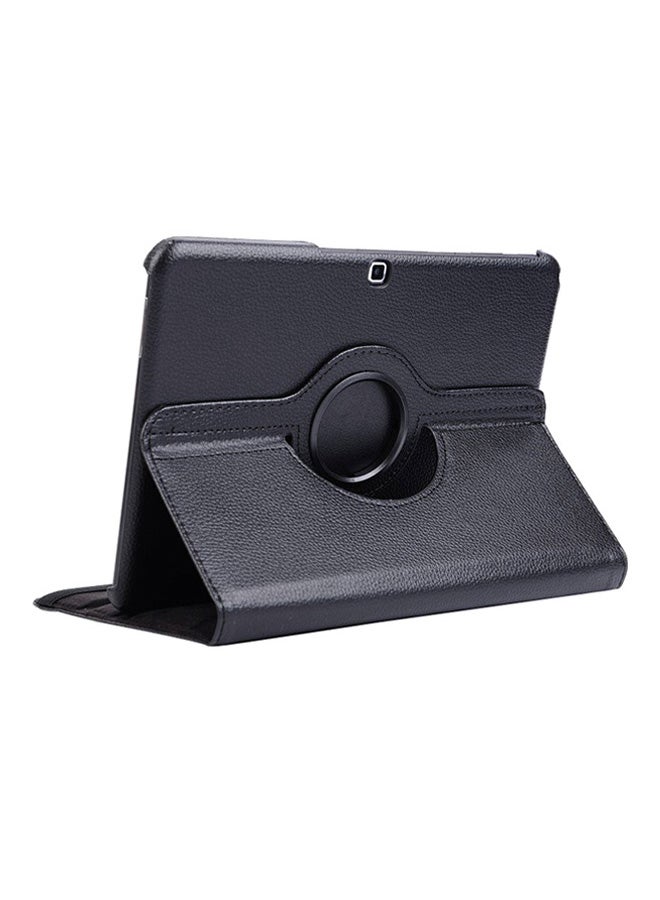 360 Degree Rotating Stand Flip Case Cover For Samsung Tab 4 10.1 T530/T531 Black - Image 2